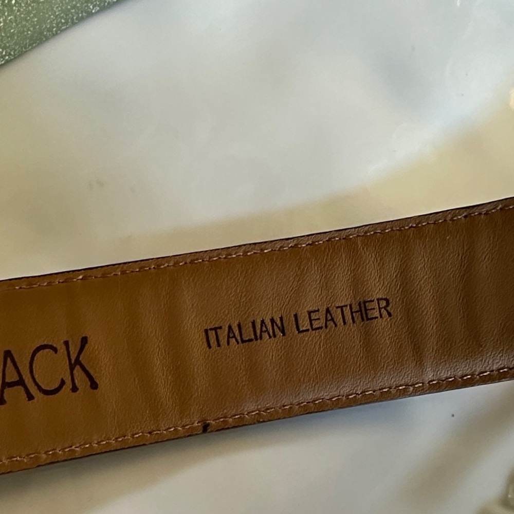 Elegant Black and Tan Women's Belt